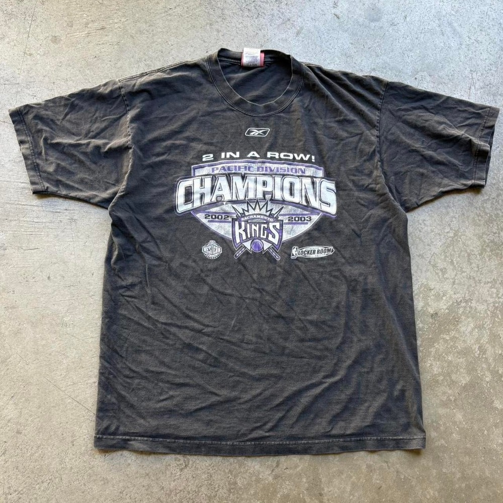 Y2K NBA Sacramento Kings Reebok Champions Shirt